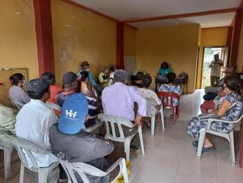 Construcción y ejecución del proyecto Gerontológico Reunión para la construcción y ejecución del Proyecto Gerontológico del Día, Recinto la T
